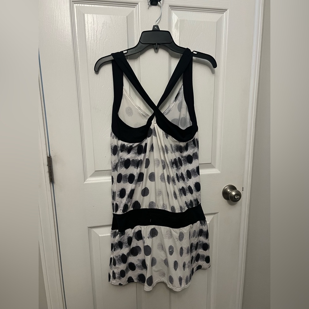 lululemon athletica White & Black Tie-Dye Active Romper - Picture 5 of 11